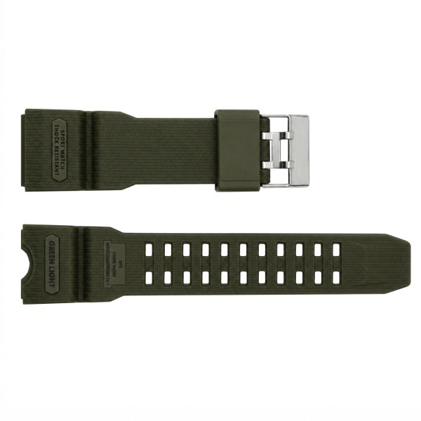 Ремешок для часов Skmei 2396/1155/1155B Army Green (1051-1702) темно-зеленый полимерный браслет