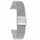 Браслет міланська петля Awarder 028 Silver 16 мм для годинника сріблястого кольору