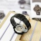Мужские механические часы Forsining 8130 Black-Silver с автоподзаводом и стальным браслетом