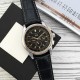 Мужские механические часы Forsining 319 Black-Cuprum-Black с автоподзаводом и кожаным ремешком