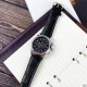 Мужские механические часы Forsining 319 Black-Cuprum-Black с автоподзаводом и кожаным ремешком