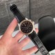 Мужские механические часы Forsining 319 Black-Cuprum-Black с автоподзаводом и кожаным ремешком