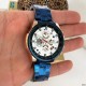 Мужские механические часы Forsining 6909 Blue-Cuprum-White с автоподзаводом и полным календарем