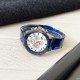 Мужские механические часы Forsining 6909 Blue-Cuprum-White с автоподзаводом и полным календарем