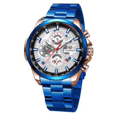 Forsining 6909 Blue-Cuprum-White