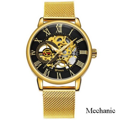 Forsining 8099M Gold-Black Mesh STOPPED