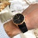 Чоловічий механічний годинник Forsining 8214 Black-Cuprum з автопідзаводом та сталевим корпусом