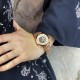 Женские механические часы Forsining 8099M Cuprum-White Ledy Mesh с минеральным стеклом