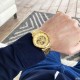 Чоловічий механічний годинник Forsining 8099M All Gold Metal зі сталевим браслетом