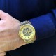Чоловічий механічний годинник Forsining 8099M All Gold Metal зі сталевим браслетом