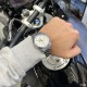 Чоловічий механічний годинник Forsining 6917 Silver-White з автопідзаводом та календарем