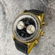 Мужские механические часы Forsining 6921 Gold-Black с автоподзаводом и люминесцентной подсветкой