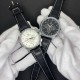 Мужские механические часы Forsining 6625 Silver-White Leather с автоподзаводом и тахиметром