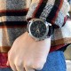 Мужские механические часы Forsining 6625 Silver-Black Leather с автоподзаводом и кожаным ремешком