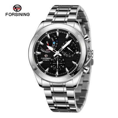 Forsining 6915 Silver-Black STOPPED