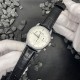 Женские механические часы Forsining 6916 Silver-White с автоподзаводом и кожаным ремешком