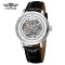 Forsining 8173 Silver-White Leather
