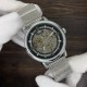 Чоловічий механічний годинник Forsining 8173 Gold-Black Mesh з автопідзаводом