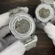 Мужские механические часы Forsining 8173 Silver-White Mesh с автоподзаводом и стальным браслетом