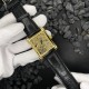 Чоловічий механічний годинник Forsining 8004 Gold з автопідзаводом та шкіряним ремінцем