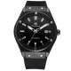 Мужские механические часы Forsining 8107 All Black с автоподзаводом и минеральным стеклом