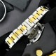 Мужские механические часы Forsining 6919 Silver-Gold-White Steel с автоподзаводом и браслетом
