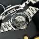 Мужские механические часы Forsining 6919 Silver-Gold-White Steel с автоподзаводом и браслетом