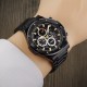 Мужские механические часы Forsining 6914 Black Steel с автоподзаводом и календарем