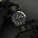 Мужские механические часы Forsining 8294 Black-Gold Steel с автоподзаводом и браслетом