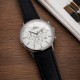Мужские часы Forsining 8312 Black-Silver-White с хронографом и календарем