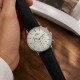 Мужские часы Forsining 8312 Black-Silver-White с хронографом и календарем