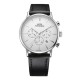 Мужские часы Forsining 8312 Black-Silver-White с хронографом и календарем