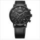 Мужские часы Forsining 8312 All Black с хронографом и кварцевым механизмом