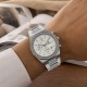 Механические часы Forsining 8314 Silver-White Steel с автоподзаводом и календарем