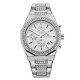 Механические часы Forsining 8314 Silver-White Steel с автоподзаводом и календарем