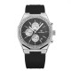 Мужские механические часы Forsining 8314 Black-Silver с автоподзаводом и календарем