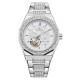 Мужские механические часы Forsining 8313 Silver-White Steel с автоподзаводом и люминесценцией