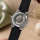 Мужские механические часы Forsining 8313 Black-Silver-White с автоподзаводом и люминесценцией