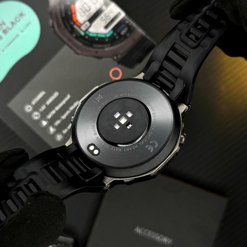 Умные часы Modfit Titan Force GPS Black с AMOLED дисплеем и защитой 5 ATM