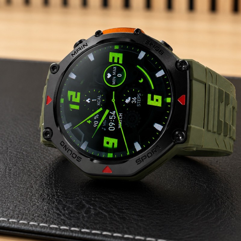Умные часы Modfit Navigator Al Green (1077-0359) с GPS-трекером, компасом и защитой 5 ATM