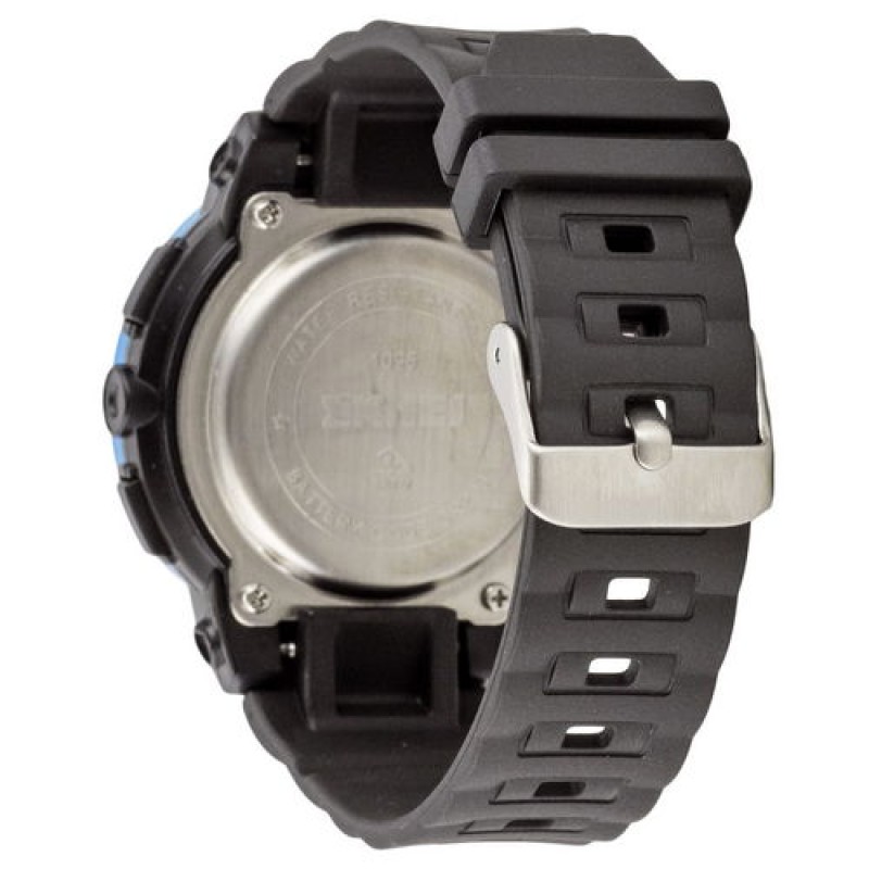 Мужские часы Skmei 1068TN Titanium спортивные электронные с подсветкой