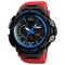 Skmei 1343 Black-Blue-Red Wristband STOPPED