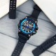 Чоловічий спортивний годинник Skmei 1283 Black-Blue з подвійним циферблатом та водозахистом 5 ATM
