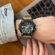 Мужские тактические часы Skmei 1283 Black-Khaki Wristband с двойным циферблатом и подсветкой