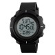 Мужские спортивные часы Skmei 1213 All Black с электронным циферблатом и водонепроницаемостью 5 ATM