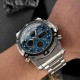 Мужские часы Skmei 1389BU Silver-Black-Blue со стрелочно-электронным циферблатом и подсветкой