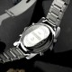 Мужские часы Skmei 1389BU Silver-Black-Blue со стрелочно-электронным циферблатом и подсветкой