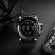 Мужские спортивные часы Skmei 1384 Black с электронным циферблатом и водозащитой 5 ATM