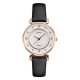 Жіночий класичний годинник Skmei 1330LRG Rose Gold з кварцовим механізмом та шкіряним ремінцем
