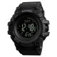 Мужские часы Skmei 1358 Black Smart Watch Compass с тактическим компасом и шагомером